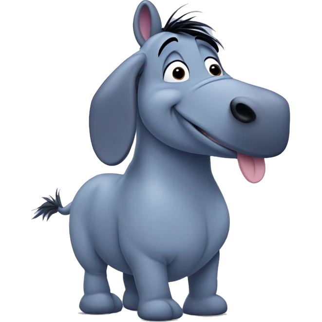 Eeyore saying yes emoji