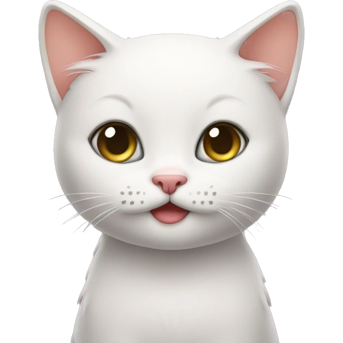 Cute kitty emoji