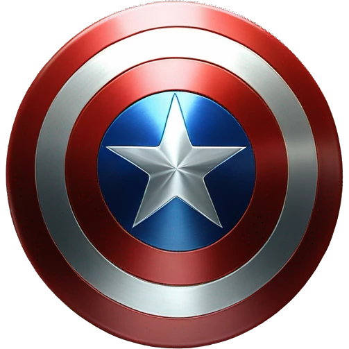 captain america shield  emoji
