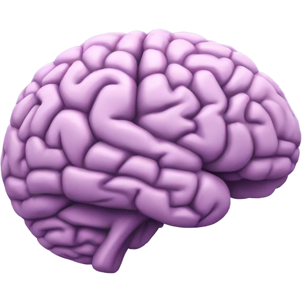 Light purple brain emoji
