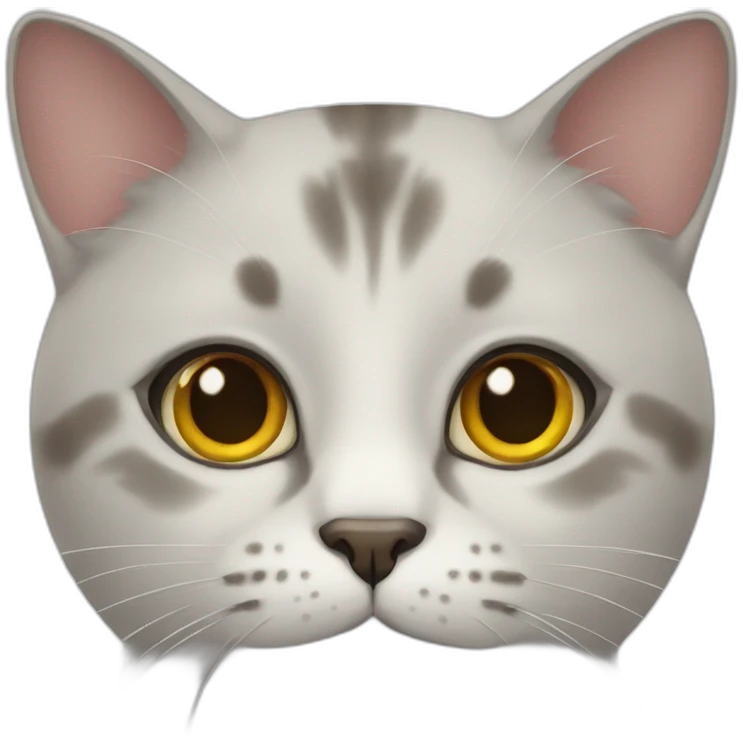 Cat with different colour eyes  emoji