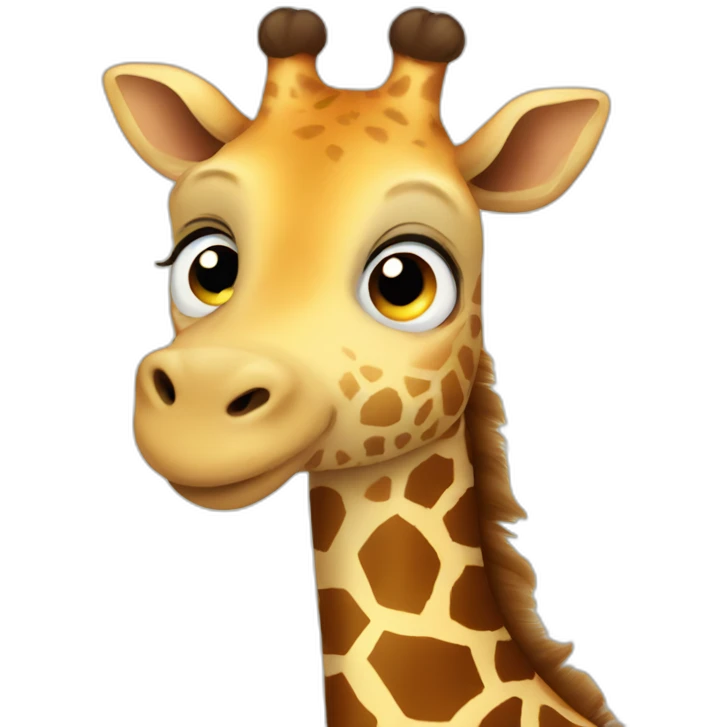 fat giraffe emoji