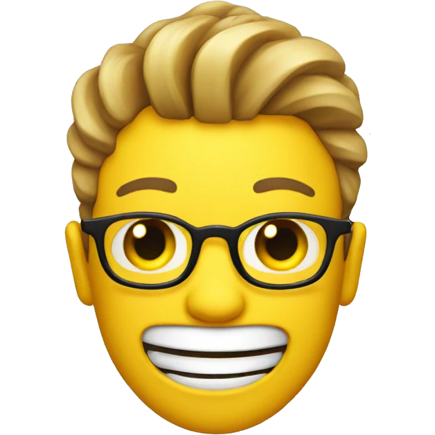 Wink Different, logo with a wink, yellow emoji