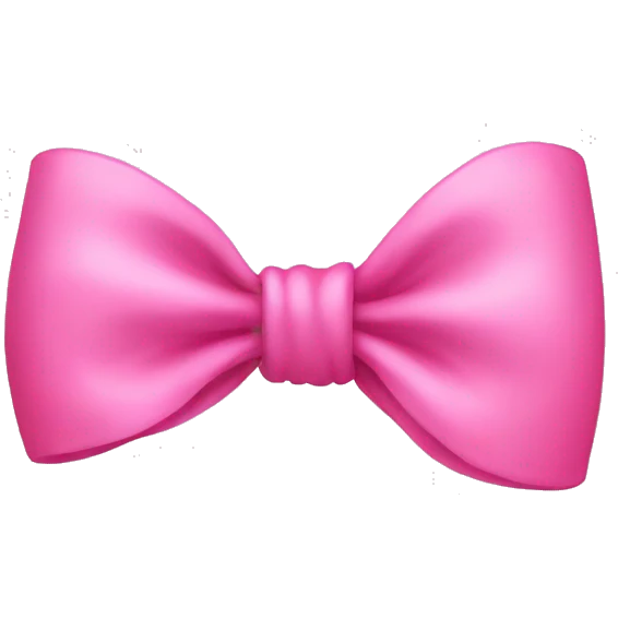 pink bow  emoji
