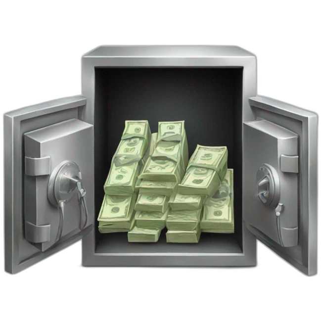 vault with money emoji