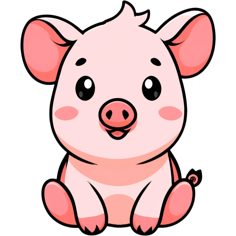 Piglet from Winnie the Pooh emoji