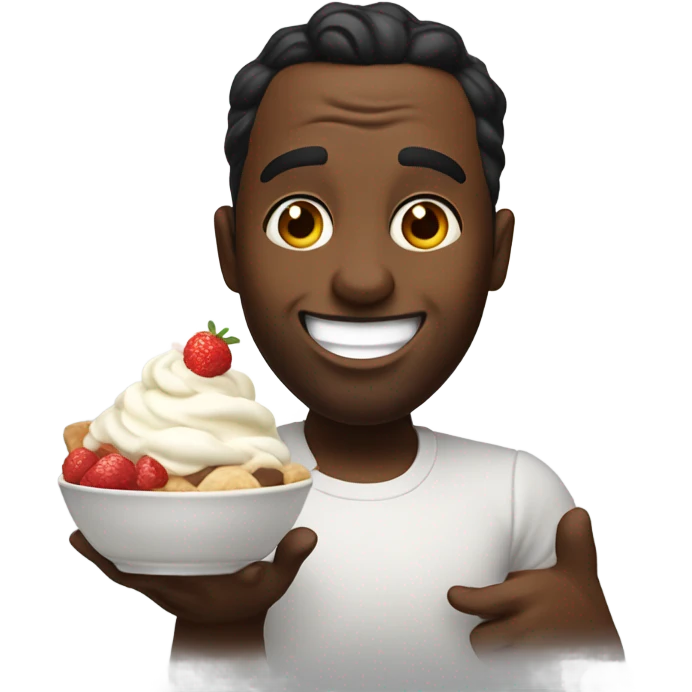diddy with cream emoji