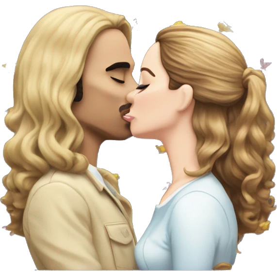 quavo and lana del rey kissing emoji