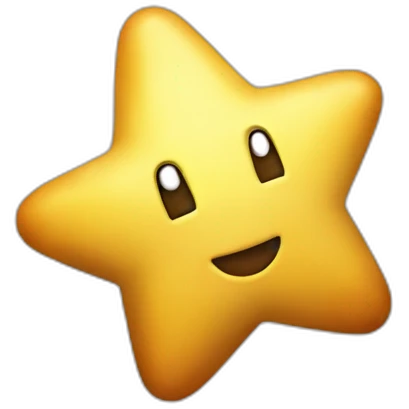 Mario star emoji