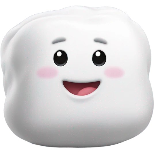 marshmellow no face emoji