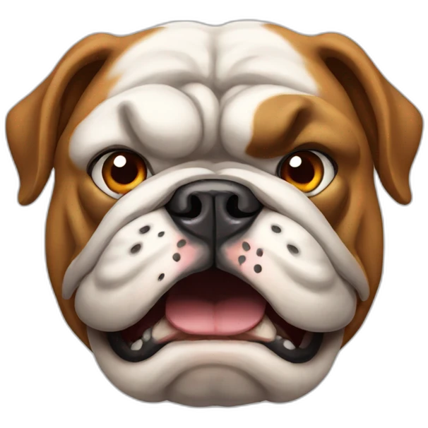 angry british bulldog emoji