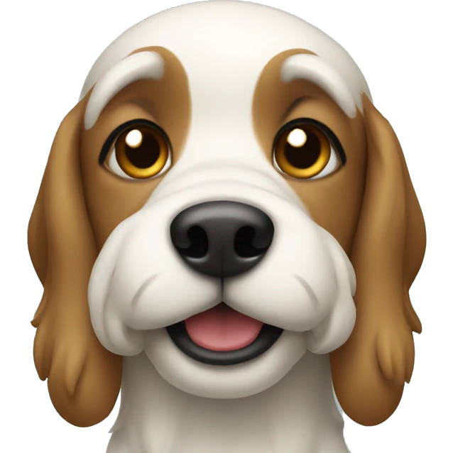 Christmas dog emoji