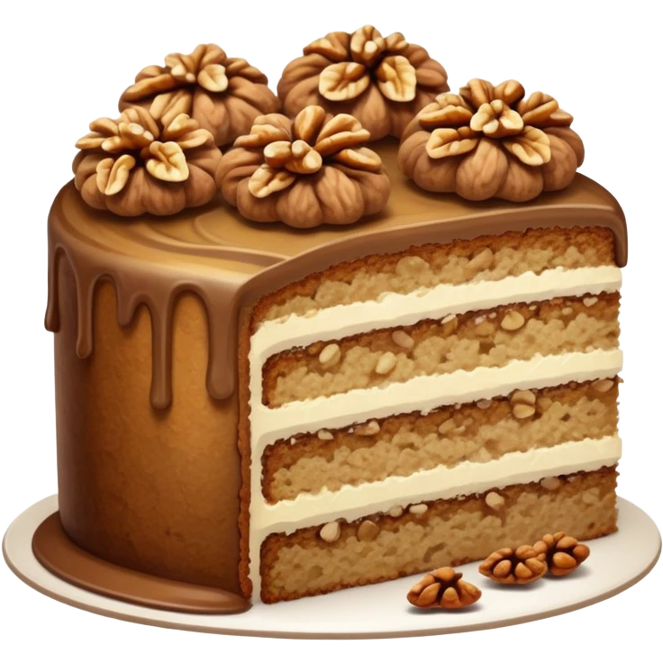 walnut cake emoji