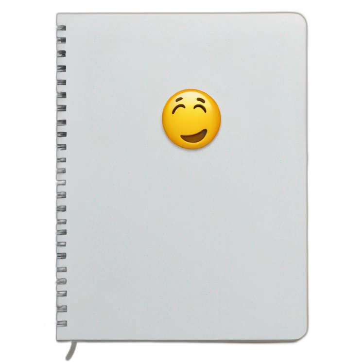 blog posting notebook emoji