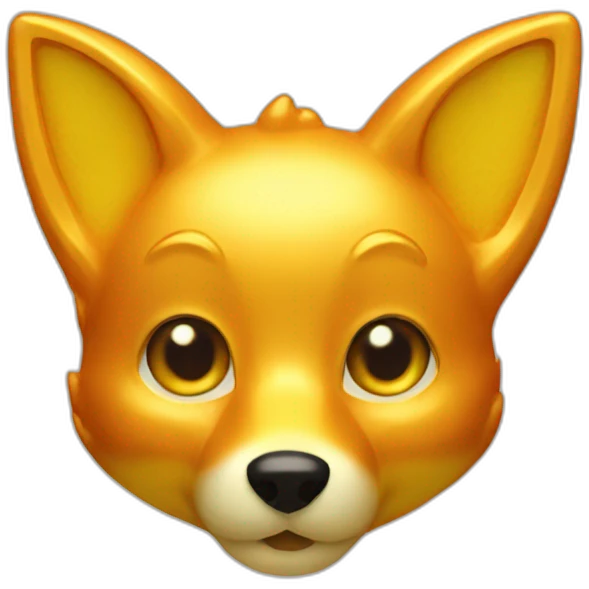 gummy fox gold emoji