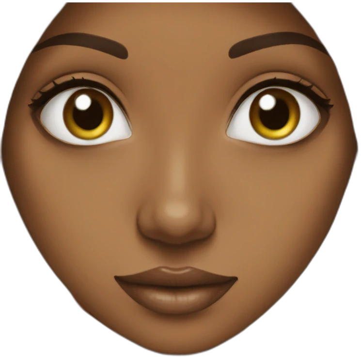 hijab big eyes brown girl  emoji