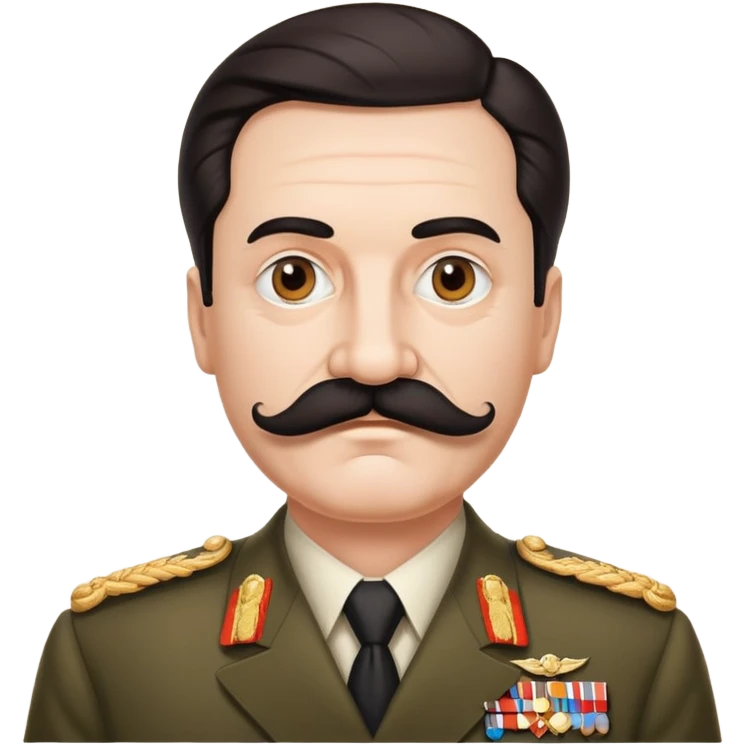 Dictator with a sort mustache emoji