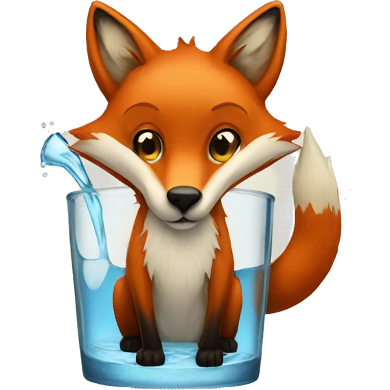 fox drinking mate emoji