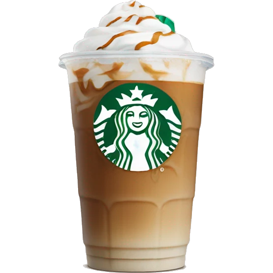 Starbucks iced latte  emoji