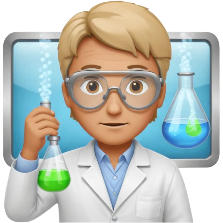 inventor working in a lab emoji