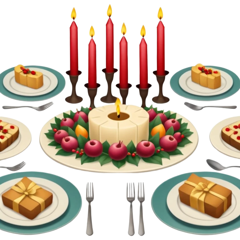 festive dinner emoji
