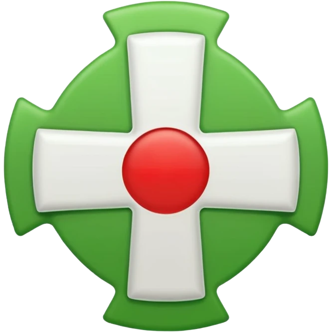 change the red cross emoji color from red to green color emoji