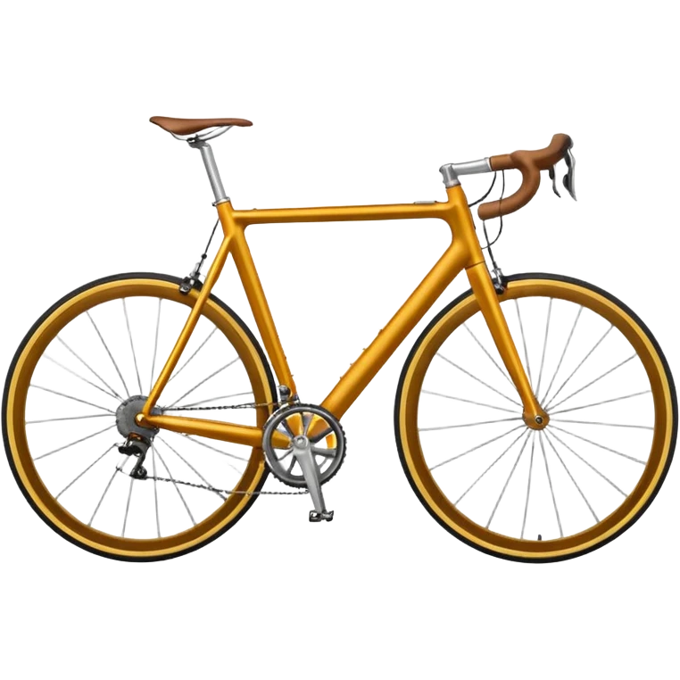 ochre colored road bike emoji