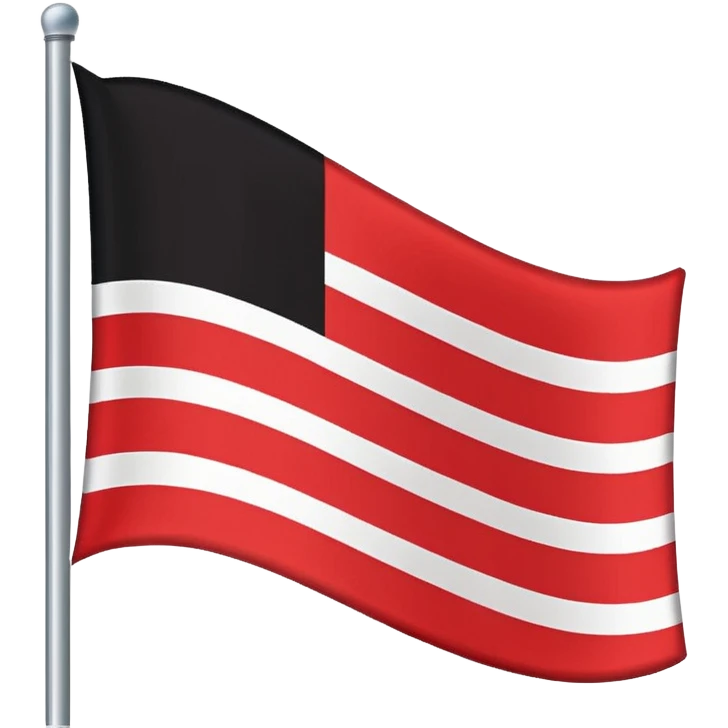 Straight flag emoji