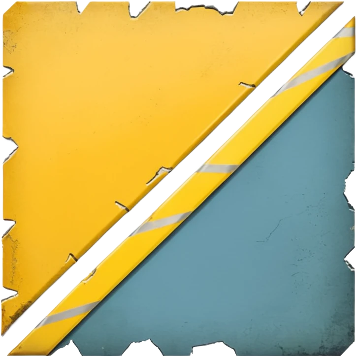 Street Poster + torn corner + yellow tape, Street Advertisements. emoji