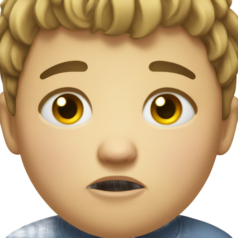 fat sad kid crying emoji
