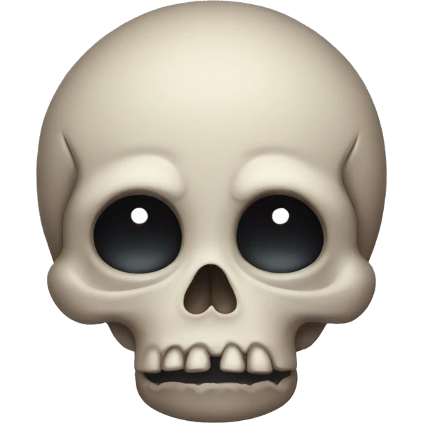 sad skull emoji