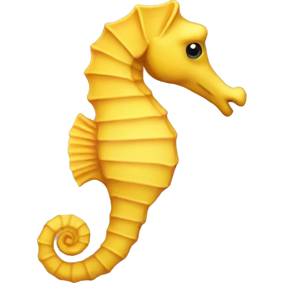 yellow seahorse emoji