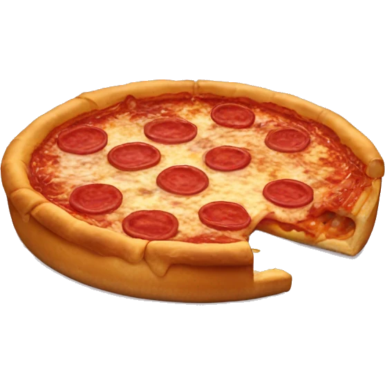 create Chicago deep dish pizza  emoji  emoji