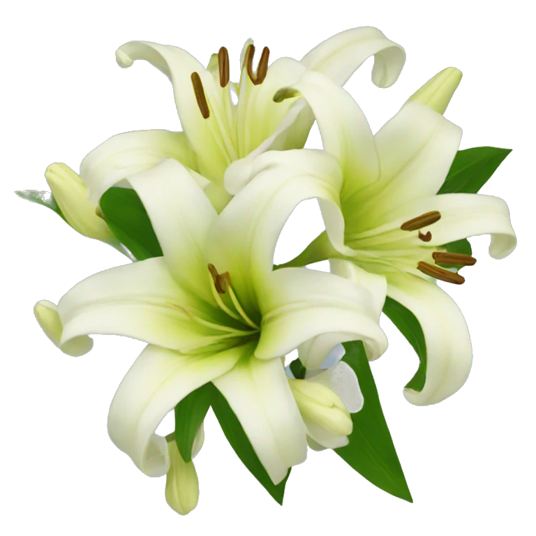 a bouquet of lilies  emoji