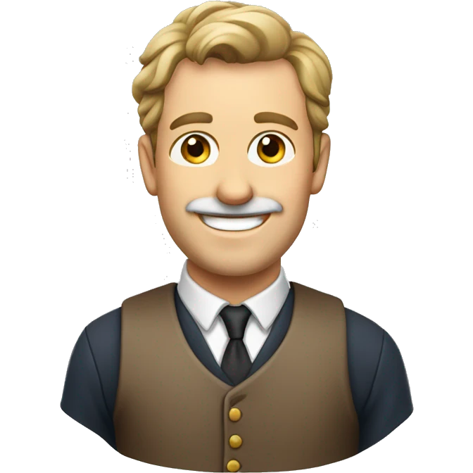 Smiling Englishman emoji