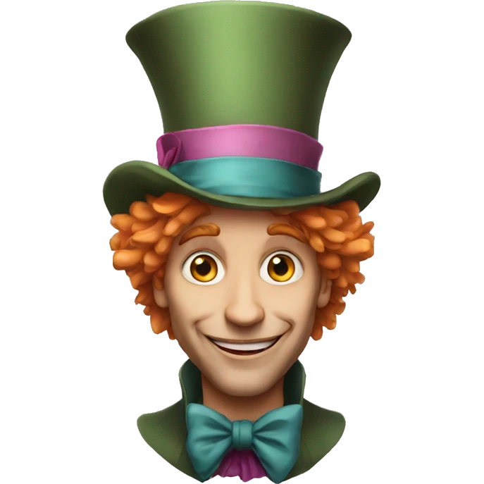 Crazy hatter emoji