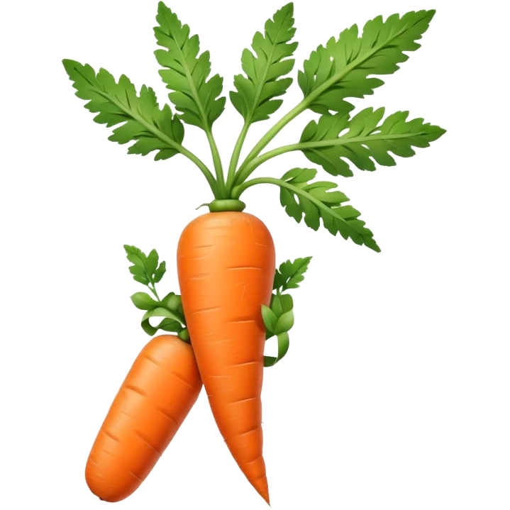 beige skin colored hand holding one long skinny carrot emoji