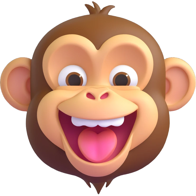Monkey laugh  emoji