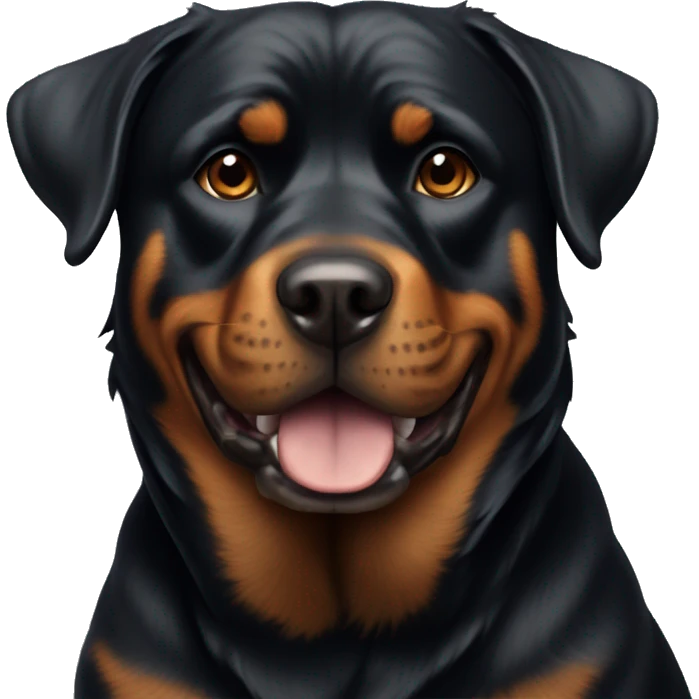 rottweiler dog emoji