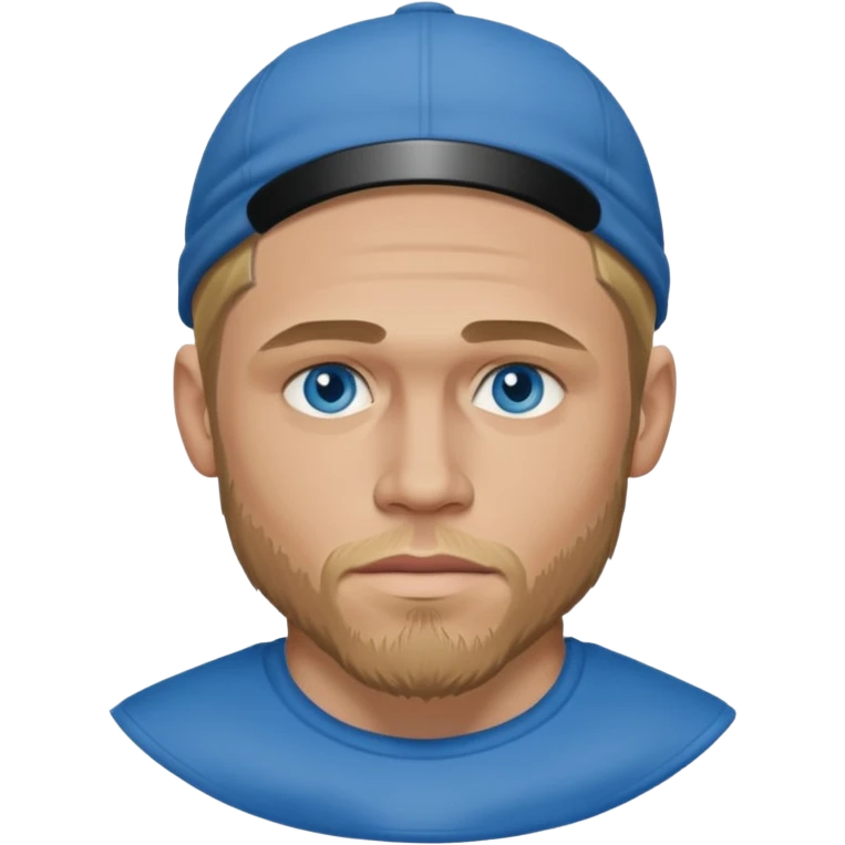 Charlie Hunnam with blue eyes emoji