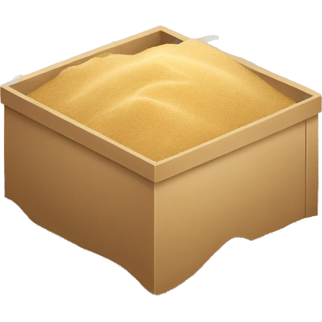Box of sand emoji