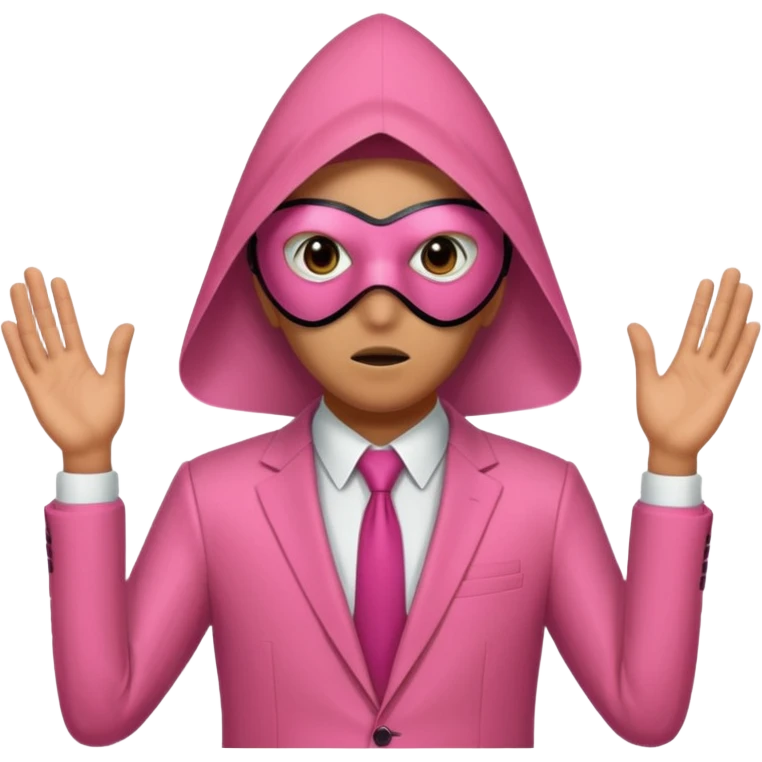 squid game pink suit triangle emoji