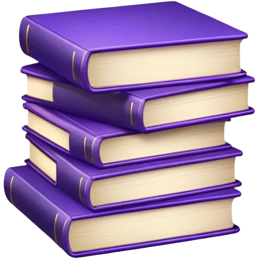 violet books emoji