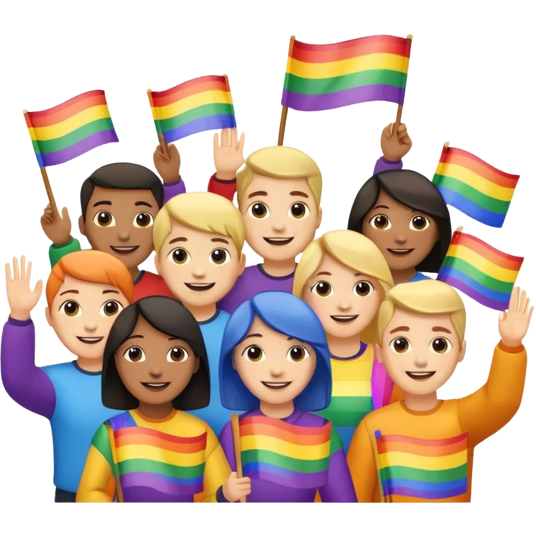 Gay salute emoji