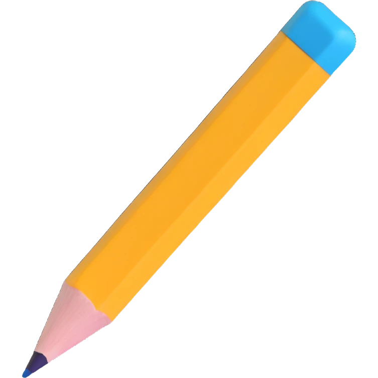 a pencil eraser emoji