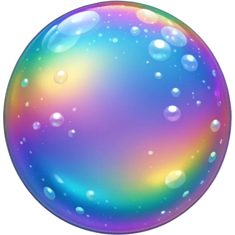 glitter bubbles emoji