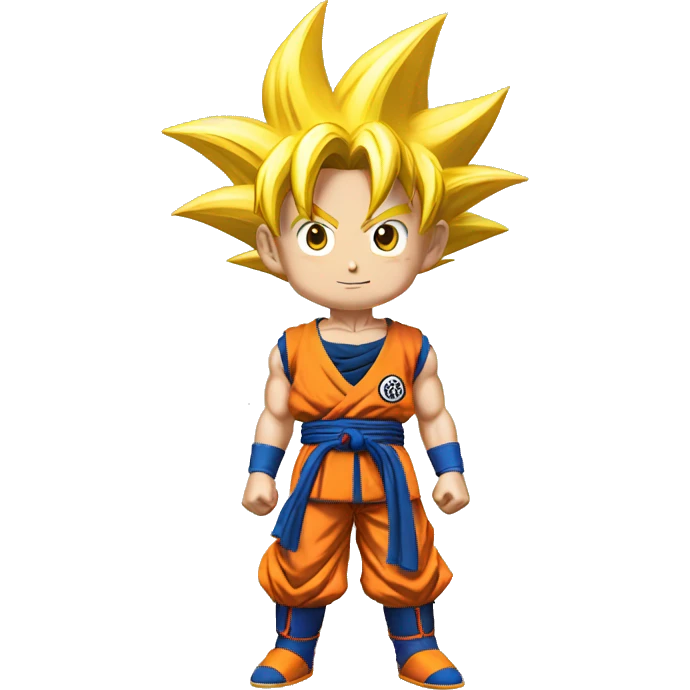 Goku comindo emoji