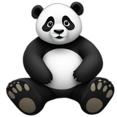 panda in the subway emoji