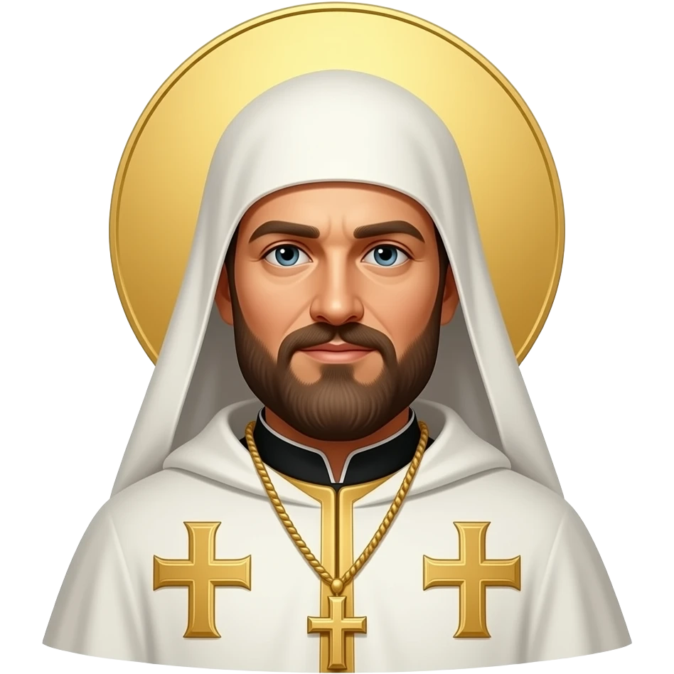 Coptic priest orthodox no halo emoji