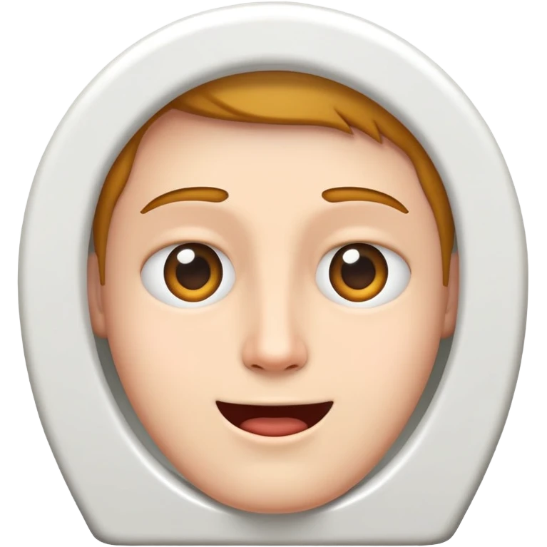 Head in toilet emoji